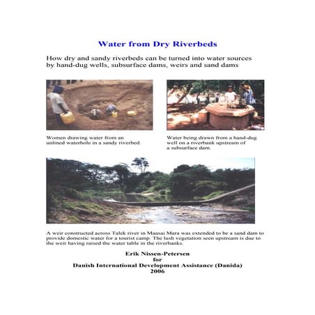 Kenya;  Water from Dry Riverbeds:  How Dry And Sandy Riverbeds Can Be Turned ...
