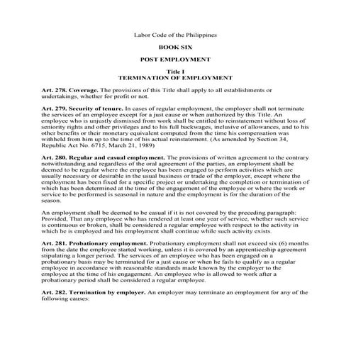 Book 6 post employment