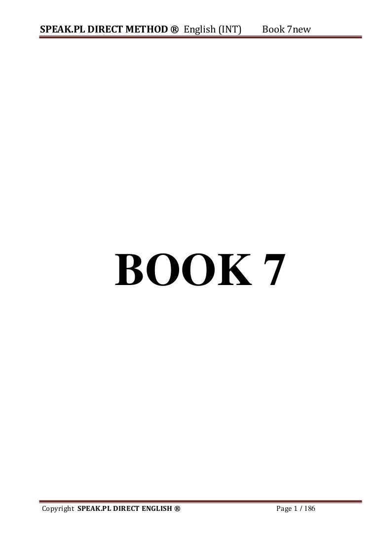 Book7 Direct Method English Speak Direct Method