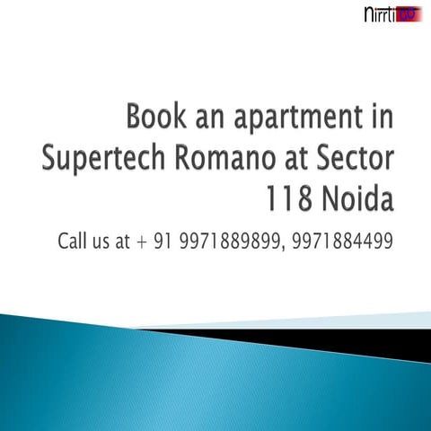 supertech romano sector 118 noida