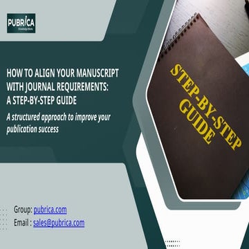 Manuscript submission checklist | PPTX