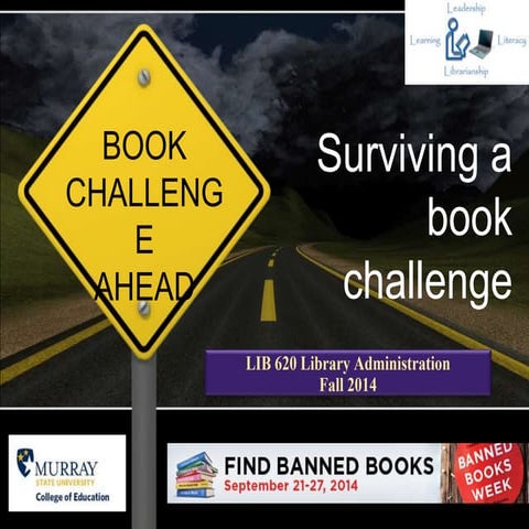 Book challenge ahead:  Surviving a book challenge