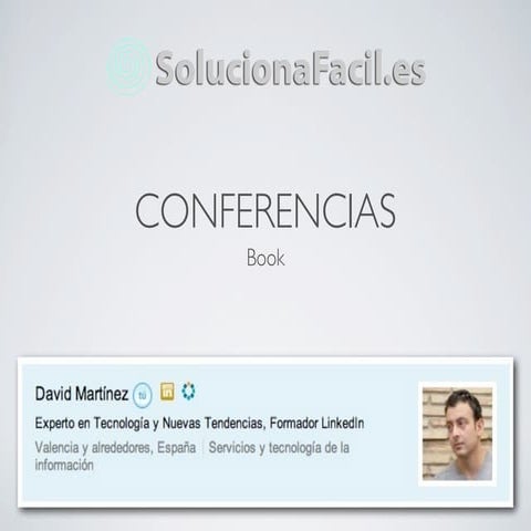 Book conferencias social media