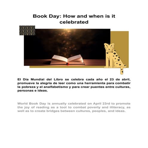 Book day  how and when is it celebrated