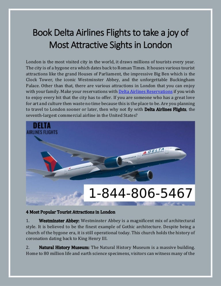 Book delta airlines flights to take a joy of most attractive sights i…