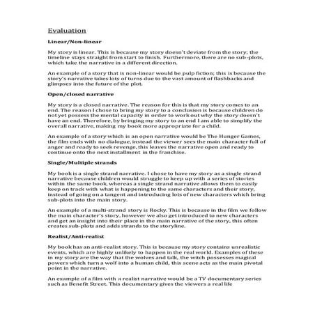 Narrative evaluation | PDF