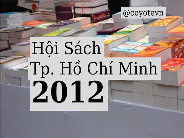 Hội Sách TP.HCM 2012