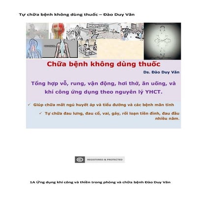 Tự chữa bệnh không dùng thuốc: Tổng hợp vỗ, rung, vận động, hơi thở, ăn uống,...