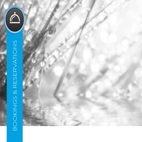 Bookings and reservations