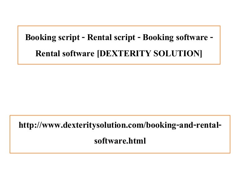Booking Script Rental Script Booking Software Rental Software Booking Script Rental Script Booking Software Rental Software