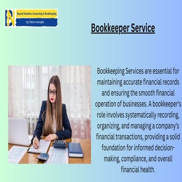 Bookkeeper Service | PDF