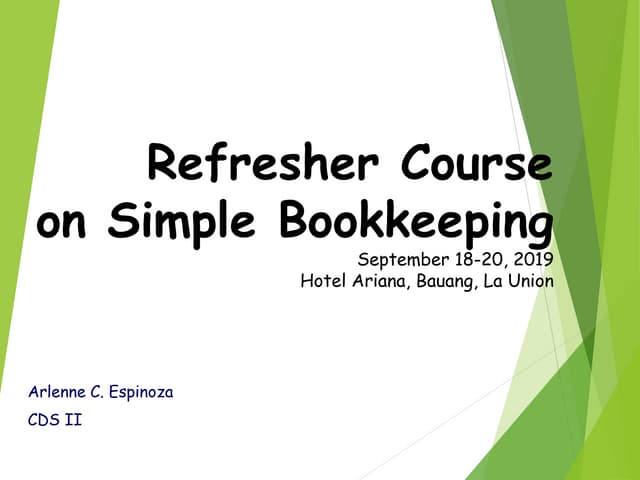 Simple Bookkeeping & Accounting 