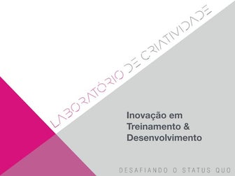 Inovação em Treinamento e Desenvolvimento