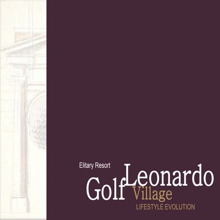 LEONARDO GOLF VILLAGE BOOK english - lifestyle evolution - your seaside luxur...