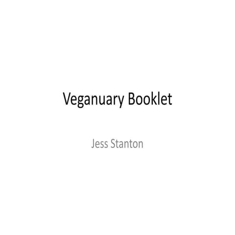 Veganuary Booklet