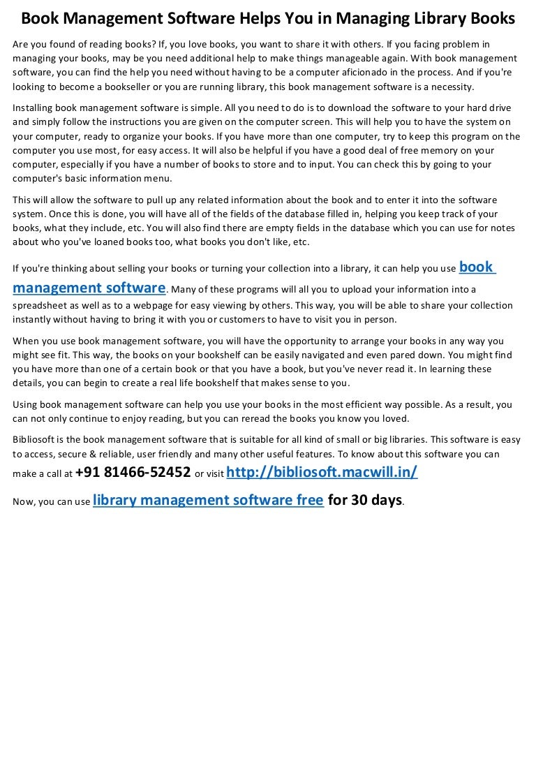 Book Management Software Helps You in Managing Library Books