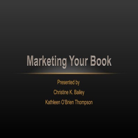 Book Marketing Presentation (Final)