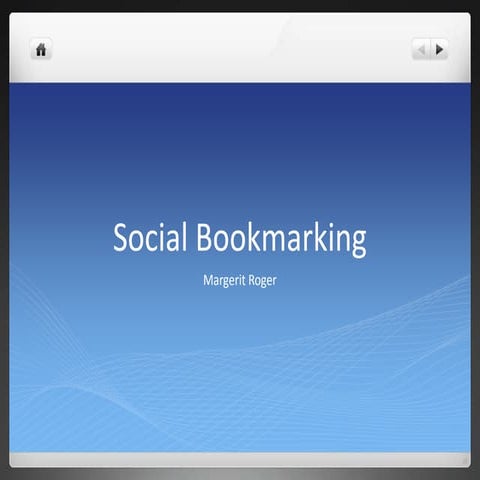 Social Bookmarking Assignment Pptx
