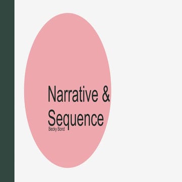 Book narrative and sequence