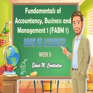 FABM 1 Book of Accounts