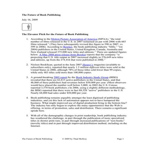 The Future of Book Publishing