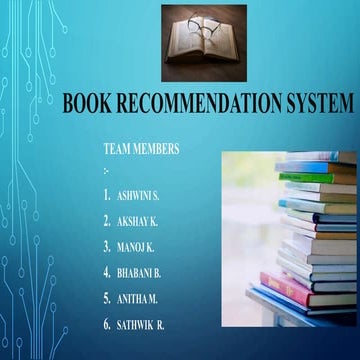 Book Recommendation System using Machine Learning