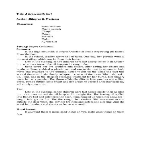 Book report in English