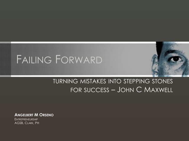 Book report   failing forward - am orseno