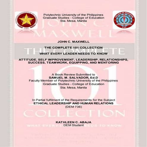 The Complete 101 Collection What Every Leader Needs to Know