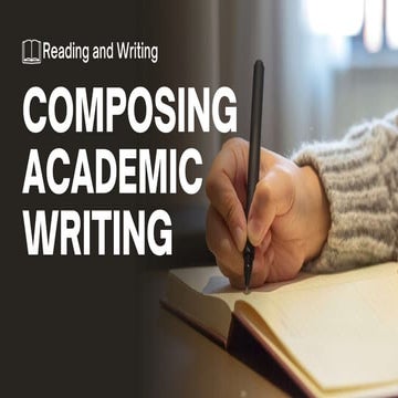 reading and writing _composing academic writing_BOOK REVIEW | PPTX