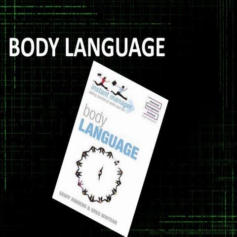 Book review   body language by GEOFF RIBBONS  and Greg Whitear 