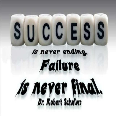 Success Is Never Ending Failure Is Never Final