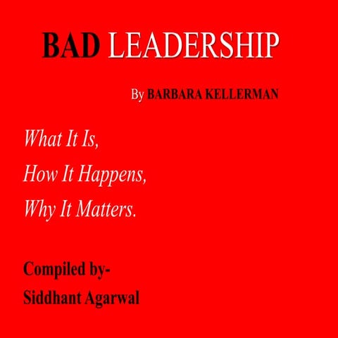 Bad Leadership Book Review