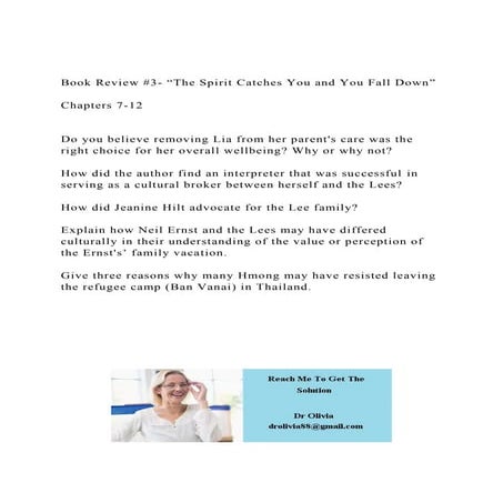 Book Review #3- The Spirit Catches You and You Fall Down”Ch.docx