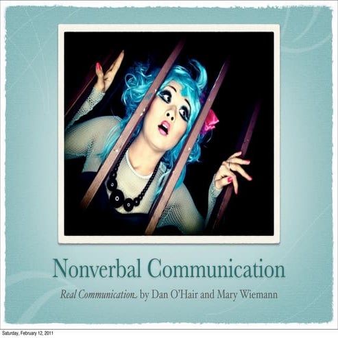 Nonverbal Communication