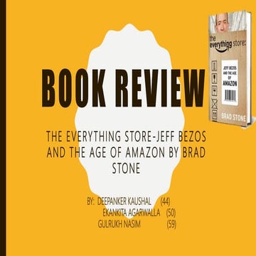 Book Review the everything store