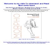 ( Books ) Morpho: Simplified Forms: Anatomy for Artists (Morpho ...
