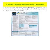 ( Books ) Python Programming Language