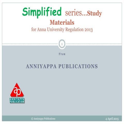 Books anna university