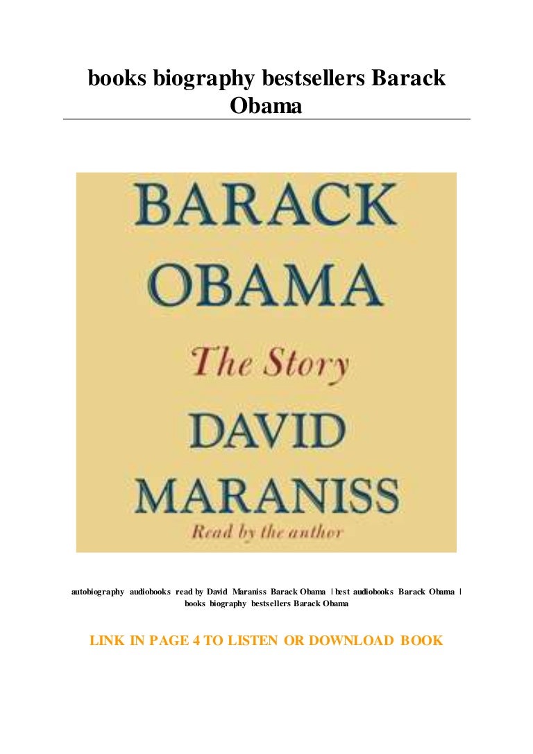 Books Biography Bestsellers Barack Obama