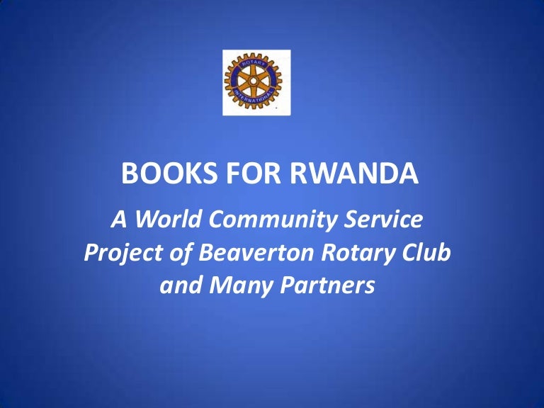 Books for rwanda