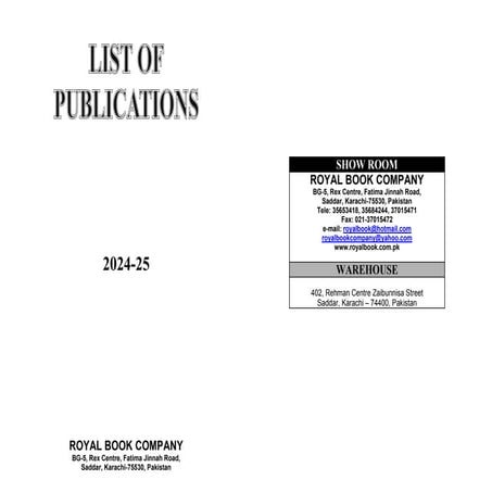Books List from Royal Book Company Catalog.pdf