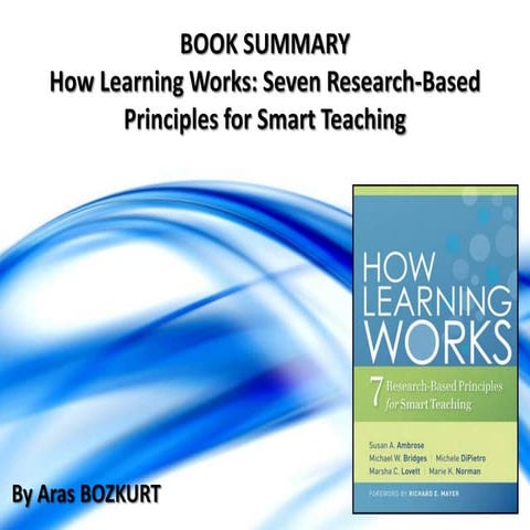 Book Review: How Learning Works: Seven Research-Based Principles for Smart Te...