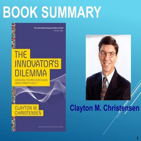 Innovators Dilemma by Clayton Christensen