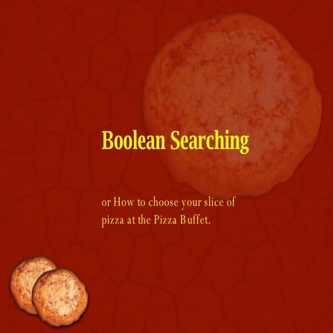 Boolean Searching (SDCC)