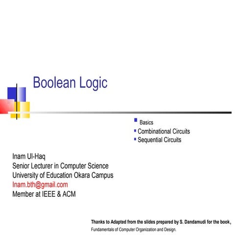 Boolean Logic | PPT