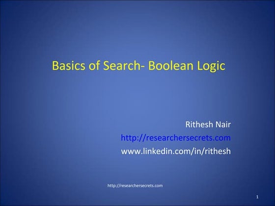 Introduction to Boolean Algebra | PPT