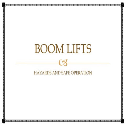 Boom lift training