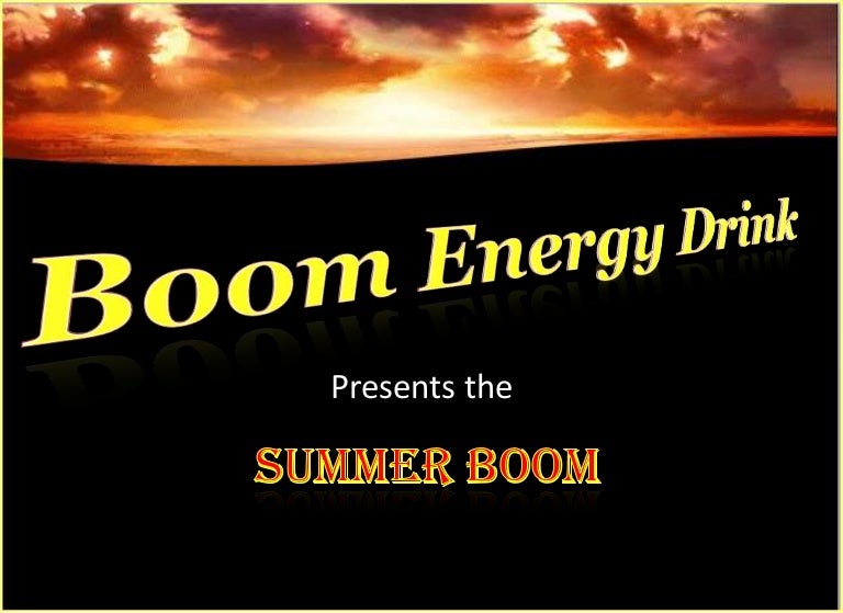 Boom energy drink final