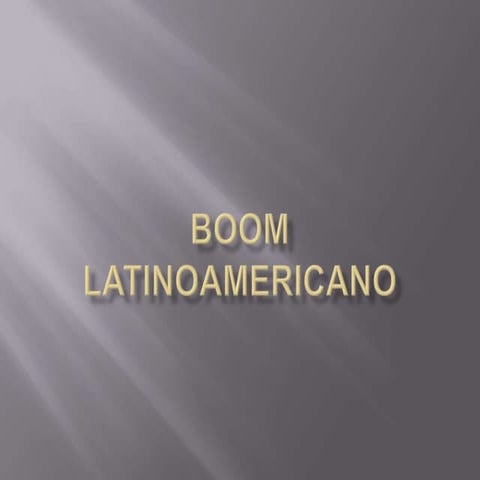 Boom latinoamericano